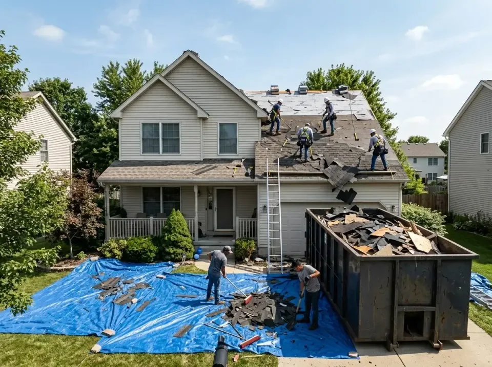 roof-replacement-debris-remova-004 — frequently asked questions, Cheapest Dumpster Rentals in New Haven, IN